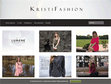 Tablet Screenshot of kristifashion.com